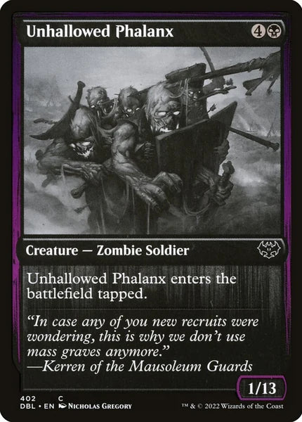 Sammelkarten MTG Unhallowed Phalanx DBL #402 (ENG)