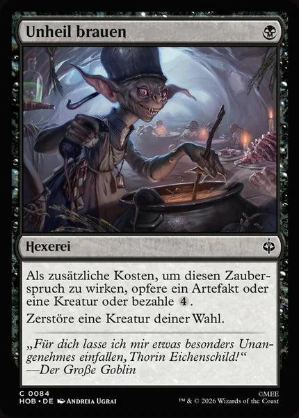Sammelkarten MTG Unheil brauen HOB #84 (DEU)