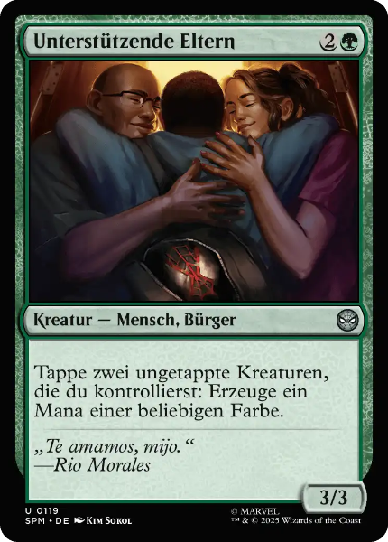 Sammelkarten MTG Unterstützende Eltern SPM #119
