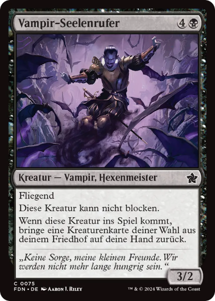 Sammelkarten MTG Vampir-Seelenrufer FDN #75 (DEU)