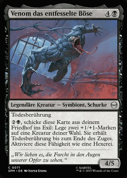 Sammelkarten MTG Venom das entfesselte Böse SPM #71 (DEU)