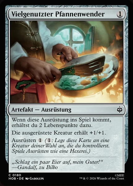 Sammelkarten MTG Vielgenutzter Pfannenwender HOB #180 (DEU)
