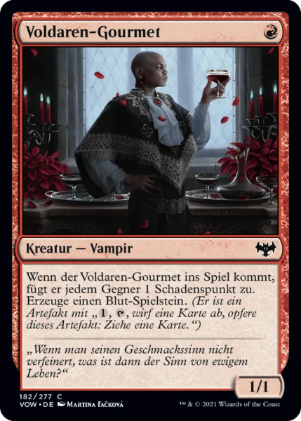 Sammelkarten MTG Voldaren-Gourmet VOW 182