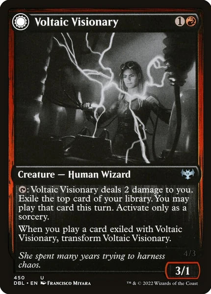 Sammelkarten MTG Voltaic Visionary // Volt-Charged Berserker DBL #450 (ENG)