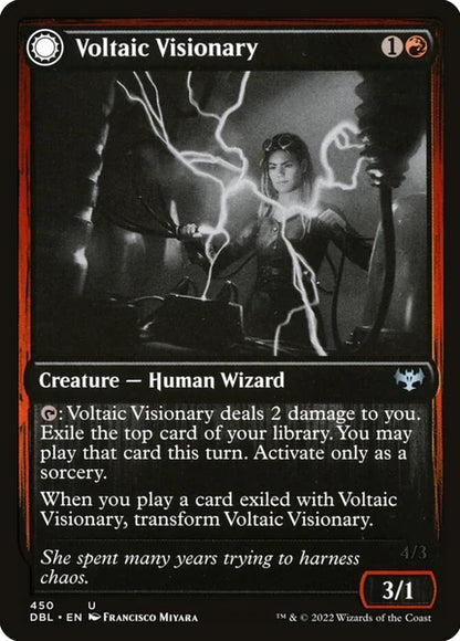 Sammelkarten MTG Voltaic Visionary // Volt-Charged Berserker DBL #450 (ENG)