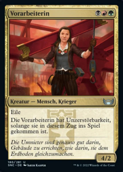 Sammelkarten MTG Vorarbeiterin SNC #180 (DEU)