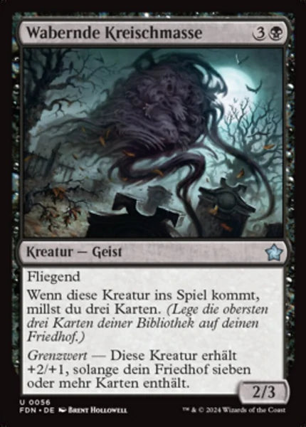 Sammelkarten MTG Wabernde Kreischmasse FDN #56 (DEU)