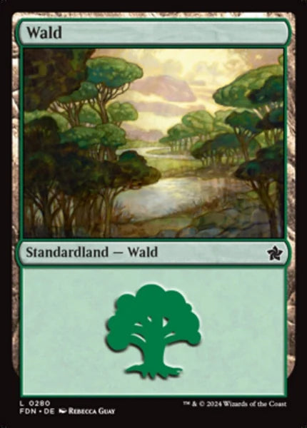 Sammelkarten MTG Wald FDN #280 (DEU)