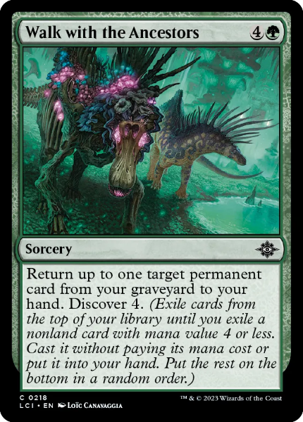 Sammelkarten MTG Walk with the Ancestors Foil LCI #218