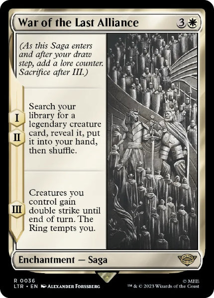 Sammelkarten MTG War of the Last Alliance LTR #36