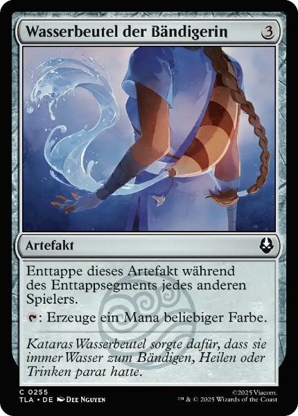 Sammelkarten MTG Wasserbeutel der Bändigerin TLA 255