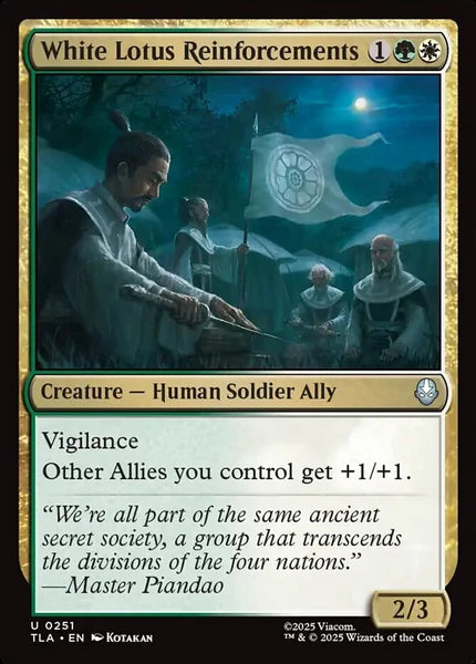Sammelkarten MTG White Lotus Reinforcements TLA #251 (ENG)