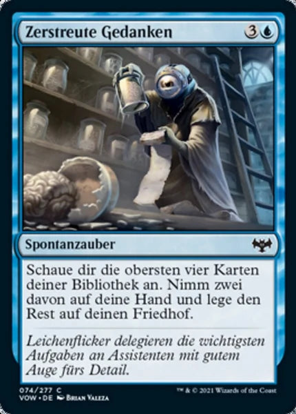Sammelkarten MTG Zerstreute Gedanken VOW #74 (DEU)