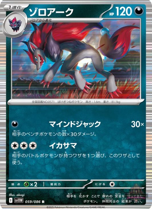 Sammelkarten Pokemon Zoroark 059/086 Holo
