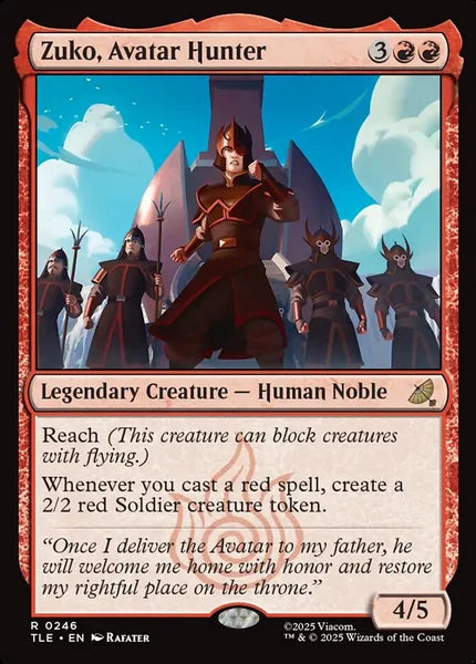 Sammelkarten MTG Zuko, Avatar Hunter TLE #246 (ENG)