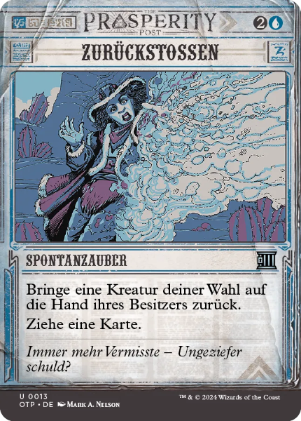 Sammelkarten Outlaws of Thunder Zurückstossen #13