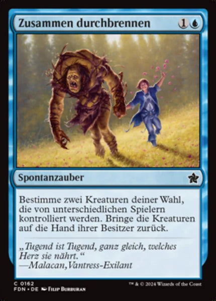 Sammelkarten MTG Zusammen durchbrennen FDN #162 (DEU)
