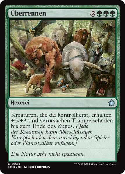Sammelkarten MTG Überrennen FDN #230 (DEU)