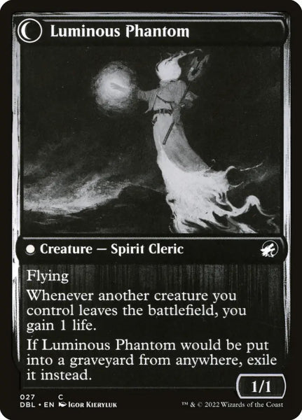 Sammelkarten MTG Lunarch Veteran // Luminous Phantom DBL #27 (ENG)