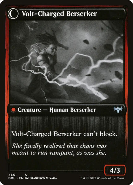 Sammelkarten MTG Voltaic Visionary // Volt-Charged Berserker DBL #450 (ENG)